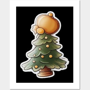 Christmas tree Posters and Art